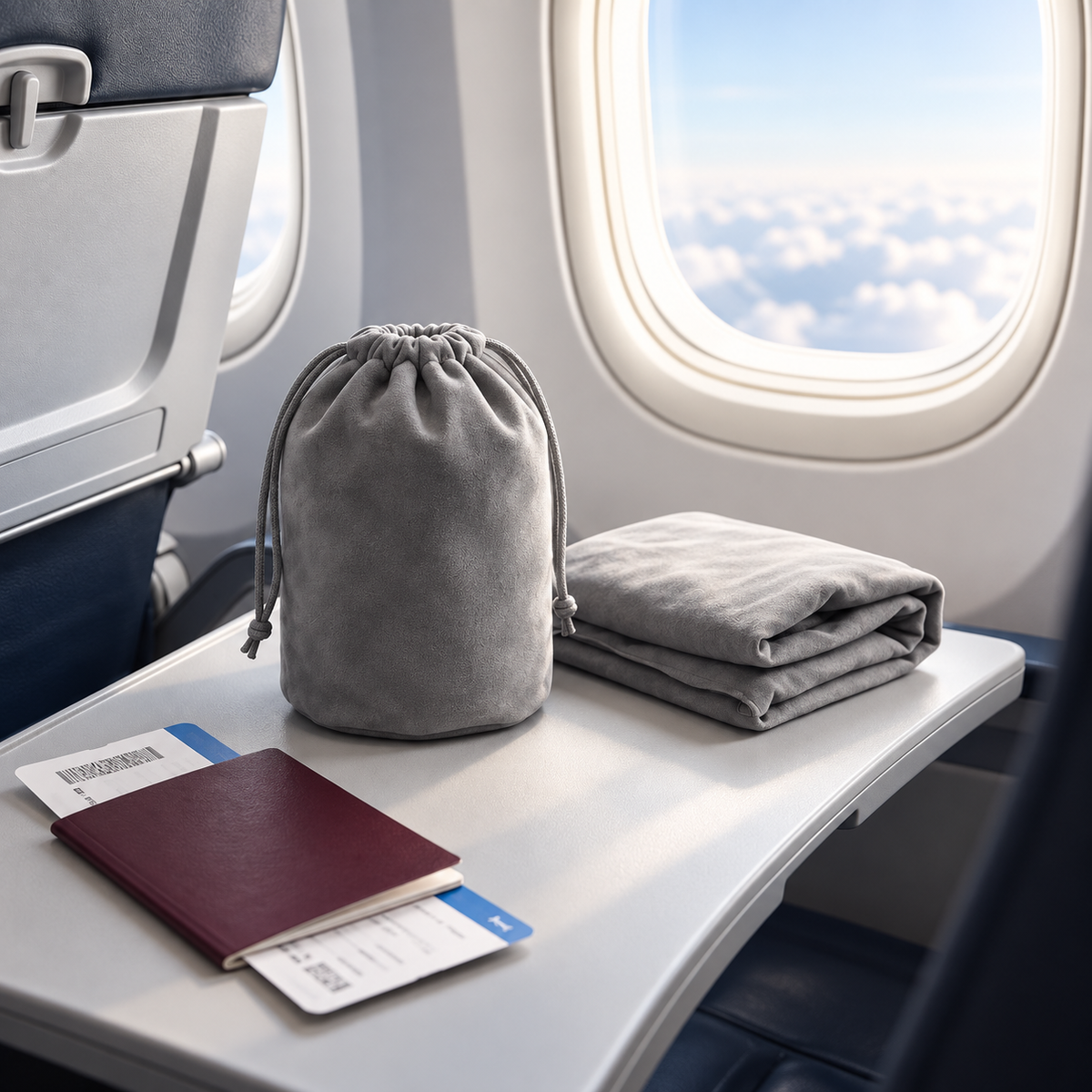Compact travel pouch and other travel accessories